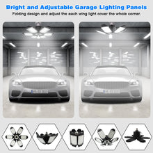 LED Garage Light - 160W LED Garage Ceiling Lights 16000LM Super Bright Garage Lighting with 6 Deformable Panels E26/E27 — Complimentary Gift with $67+ Orders; If the Gift Is Out of Stock or Its Price Rises, Order Cancelled with Full Refund Before Shipment