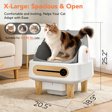 RPZ Automatic Cat Litter Box Self Cleaning, Robot Litter Box for Multiple Large Cats, Open Top Auto App Control Ultra… — Complimentary Gift with $228+ Orders; If the Gift Is Out of Stock or Its Price Rises, Order Cancelled with Full Refund Before Shipment