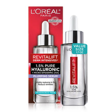 L'Oreal Paris Revitalift 1.5% Pure Hyaluronic Acid Face Serum, Hydrate & Reduce  — Complimentary Gift with $55+ Orders; If the Gift Is Out of Stock or Its Price Rises, Order Cancelled with Full Refund Before Shipment