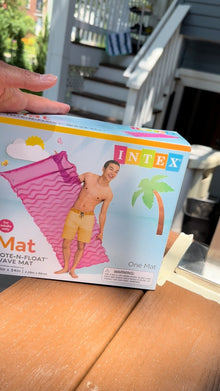 Intex Tote-N-Float Wave Inflatable Air Mat — Complimentary Gift with $51+ Orders; If the Gift Is Out of Stock or Its Price Rises, Order Cancelled with Full Refund Before Shipment