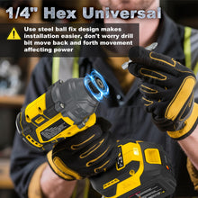 2655In-lbs 21V Brushless 1/4" Cordless Impact Driver Set Yellow — Complimentary Gift with $146+ Orders; If the Gift Is Out of Stock or Its Price Rises, Order Cancelled with Full Refund Before Shipment