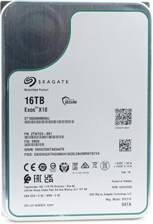 Seagate Exos X20 20TB 7200RPM SATA 3.5" Enterprise HDD (ST20000NM003D) — Complimentary Gift with $500+ Orders; If the Gift Is Out of Stock or Its Price Rises, Order Cancelled with Full Refund Before Shipment