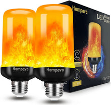Hompavo 【Upgraded】 Flame Light Bulbs for Home Decor with Upside Down Effect — Complimentary Gift with $62+ Orders; If the Gift Is Out of Stock or Its Price Rises, Order Cancelled with Full Refund Before Shipment