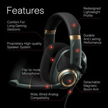 EPOS H6PRO Closed Acoustic Gaming Headset — Complimentary Gift with $90+ Orders; If the Gift Is Out of Stock or Its Price Rises, Order Cancelled with Full Refund Before Shipment