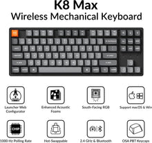 Keychron K8 Pro (K8P-C1) — Complimentary Gift with $50+ Orders; If the Gift Is Out of Stock or Its Price Rises, Order Cancelled with Full Refund Before Shipment