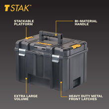 DEWALT TSTAK Tool Box, Extra Large Design, Removable Tray for Easy Access to Tools (DWST17806) — Complimentary Gift with $272+ Orders; If the Gift Is Out of Stock or Its Price Rises, Order Cancelled with Full Refund Before Shipment