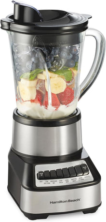 Hamilton Beach Wave Crusher Blender with 40oz Glass Jar, 14 Functions, 700W — Complimentary Gift with $100+ Orders; If the Gift Is Out of Stock or Its Price Rises, Order Cancelled with Full Refund Before Shipment