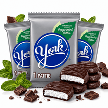 York Dark Chocolate Peppermint Patties, Chocolate Covered Mint Candy, Individually Wrapped Treats