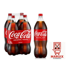Coca-Cola Soda Soft Drink, 2 L Bottles (4-Pack) – Classic Refreshing Cola, Perfect for Parties, Gatherings, and Everyday Hydration