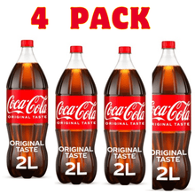 Coca-Cola Soda Pop Bottle, 2 Liters ( 4 pack )
