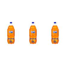 PACK OF 3 Fanta Orange Soda Pop Bottle, 2 Liter
