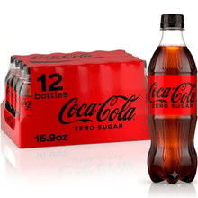 12 pk Coca-Cola Zero Sugar Bottles, 16.9 fl. oz.