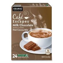 Cafe Escapes, Milk Chocolate Hot Cocoa K-Cup Pods, 24 Count