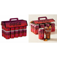 (Pack of 2) Coca-Cola Zero Sugar Cherry Soda Pop Fridge Pack Cans, 12 fl oz, 24 Pack.