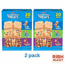 Rice Krispies Treats Variety Pack, 20 Count (Pack of 2) – 40 Total Marshmallow Snack Bars, Individually Wrapped Lunchbox & Party Snacks by Kellogg's