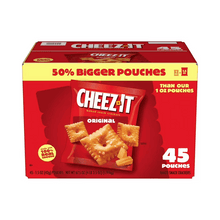 Cheddar‑Flavored Baked Snack Crackers, 45 × 1.5 oz Individual Snack Packs – Crunchy & Savory Cheese Treats