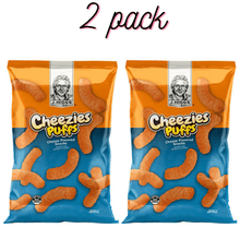 Pack of 2 Cheese Flavored Cheezies Puffs Snacks, Crispy & Crunchy Cheesy Puff Snacks