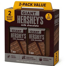 {MULTIPACK} Hershey's Milk, Chocolate, Giant Candy, Bar 4.69 oz, 22 Pieces AND Hershey's Milk, Chocolate, with Almonds, Giant Candy, Bar 5.25 oz, 23 Pieces.