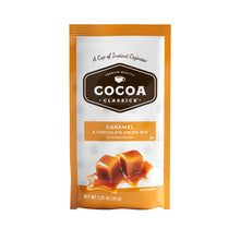 (1 PACK) Cocoa Classics Caramel Cocoa Mix Hot Chocolate Made with Nonfat Milk Just Add Hot Water Make Hot or Iced Cocoa Gluten Free & Kosher Dairy Friendly 1, 1.25oz Packet