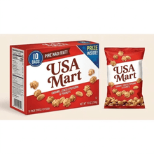 Caramel Popcorn & Peanuts Snack Packs 10 Count, 1.25 oz – Sweet & Salty Classic Snack