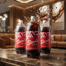 Sam's Cola Soda, Classic Cola Flavored Carbonated Soft Drink, 2 Liter Bottles for Sharing, 3 Pack