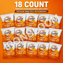 Pepperidge Farm Goldfish Cheddar Crackers Snack Packs, 18 Count (1.25 oz Each), Baked Cheddar Cheese Crackers, Individual Grab-and-Go Lunch Snacks
