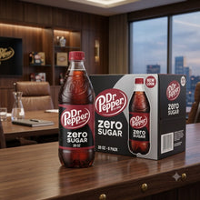 Dr Pepper Zero Sugar Soda Pop, 20 fl oz, 1 Bottles