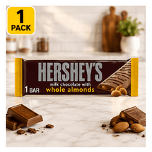 Hershey's Milk Chocolate Bar with Whole Almonds Full Size Candy Bar, 1.45 oz, 1 Pack