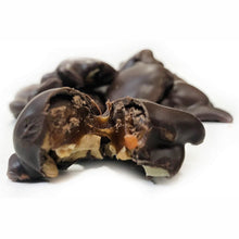 Gourmet Peanut Caramel Clusters with Dark Chocolate by It's Delish