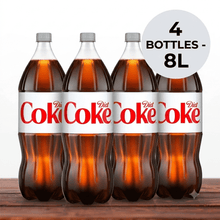 Diet Coke Soda Pop Bottle, 2 Liters (4 Pack) – Refreshing Soft Drink