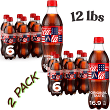 Coca-Cola Soda Pop 16.9 fl oz Bottles (2-Pack, 12 Bottles Total), Classic Coke Carbonated Soft Drink Bundle, Refreshing Cola Beverage for Parties, Family Meals, Travel & Everyday Enjoyment