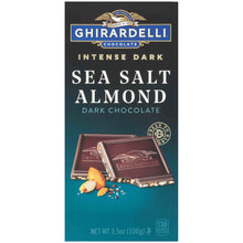Intense Dark Sea Salt Almond Chocolate Bar - 3.5 oz