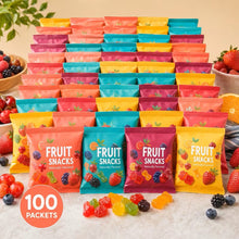 Extra Value Bundle–Value Bundle Premium Fruity Snacks, Authentic Fruity Chewy Bite-Size Treats, Sweet On-the-Go Snack Packs for Lunchboxes, Parties & Everyday Snacking, Convenient 0.8 oz 100 Pack Family Size