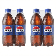 (Pack of 2) Pepsi, Original Cola Soda Pop, 12 fl oz 4 Pack Bottles.