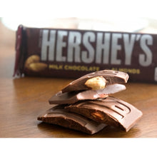 Hershey'S Milk Chocolate Bars With Almonds, 1.45 Oz. Bars, (Pack Of 6)