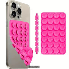 3pcs Multi-Functional Silicone Suction Cups 24 Double-Sided, Self-Adhesive Tape with Adhesive Backing for Strong And Firm Wall, Suitable for Use As a Phone Holder, Showerhead Holder, Selfie Camera, Household Mobile Square