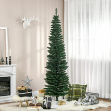 HOMCOM 7FT Artificial Christmas Tree with 499 Tips, Indoor Decoration — Complimentary Gift with $52+ Orders; If the Gift Is Out of Stock or Its Price Rises, Order Cancelled with Full Refund Before Shipment