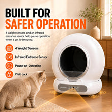 Automatic Self Cleaning Litter Box for Multiple Cats Odor Control — Complimentary Gift with $452+ Orders; If the Gift Is Out of Stock or Its Price Rises, Order Cancelled with Full Refund Before Shipment