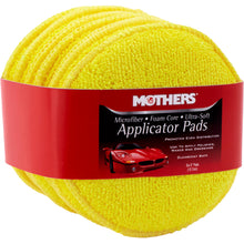 Mothers Microfiber Polishing Pad and Cleaning Pads for Car Detailing, 5 Inch Diameter, Yellow, 6 Pack — Complimentary Gift with $27+ Orders; If the Gift Is Out of Stock or Its Price Rises, Order Cancelled with Full Refund Before Shipment