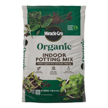 Miracle-Gro Organic Indoor Potting Mix, 16 qt. — Complimentary Gift with $30+ Orders; If the Gift Is Out of Stock or Its Price Rises, Order Cancelled with Full Refund Before Shipment