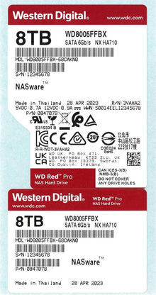 WD Red Plus 8TB CMR NAS HDD (WD80EFPX) — Complimentary Gift with $380+ Orders; If the Gift Is Out of Stock or Its Price Rises, Order Cancelled with Full Refund Before Shipment
