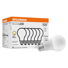 Sylvania ECO LED A19 Light Bulb, 100W Equivalent, Efficient 14.5W, 7 Year, 1450 Lumens, Non-Dimmable, Frosted (40885) — Complimentary Gift with $51+ Orders; If the Gift Is Out of Stock or Its Price Rises, Order Cancelled with Full Refund Before Shipment