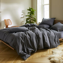 Brooklinen Luxury Sateen 4 Piece Sheet Set California King Graphite Cotton — Complimentary Gift with $369+ Orders; If the Gift Is Out of Stock or Its Price Rises, Order Cancelled with Full Refund Before Shipment