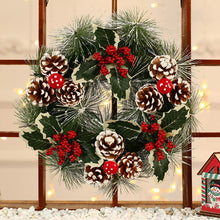 12” Christmas Wreath Berry Handmade Floral Front Door Rustic Wreath — Complimentary Gift with $40+ Orders; If the Gift Is Out of Stock or Its Price Rises, Order Cancelled with Full Refund Before Shipment