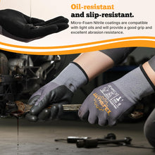 TitanFlex Work Gloves, MicroFoam Nitrile Coated, Seamless Knit Nylon — Complimentary Gift with $38+ Orders; If the Gift Is Out of Stock or Its Price Rises, Order Cancelled with Full Refund Before Shipment