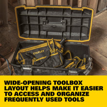 STANLEY 28 in. Structural Foam Portable Toolbox, Heavy Duty (028001L) — Complimentary Gift with $78+ Orders; If the Gift Is Out of Stock or Its Price Rises, Order Cancelled with Full Refund Before Shipment