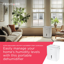 Frigidaire 22-Pint Smart Dehumidifier with Wi-Fi — Complimentary Gift with $382+ Orders; If the Gift Is Out of Stock or Its Price Rises, Order Cancelled with Full Refund Before Shipment