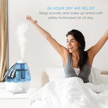 Pure Enrichment MistAire XL Ultrasonic Cool Mist Humidifier — Complimentary Gift with $104+ Orders; If the Gift Is Out of Stock or Its Price Rises, Order Cancelled with Full Refund Before Shipment