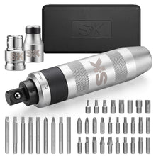 SK 1/2'' Manual Impact Driver Set, 40-Piece Reversible Impact Screwdriver — Complimentary Gift with $76+ Orders; If the Gift Is Out of Stock or Its Price Rises, Order Cancelled with Full Refund Before Shipment