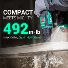 DCA 20V Brushless Hammer Drill Cordless, Impact Drill, 1/2" All-Metal Keyless Chuck,with Battery & Charger,ADJZ2055i — Complimentary Gift with $202+ Orders; If the Gift Is Out of Stock or Its Price Rises, Order Cancelled with Full Refund Before Shipment